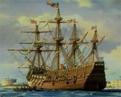 Henry's flagship, the Mary Rose. 
