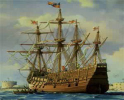 Henry's flagship, the Mary Rose.