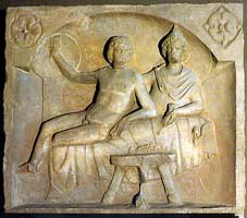 Mithras and his male bride. 