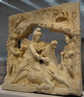 Bas-relief of Mithras 