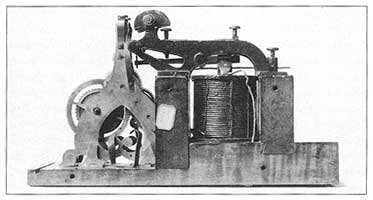 Morse register used in the Baltmore-Washington trials. 