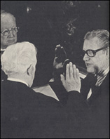 Nelson Rockefeller was sworn in as Vice President on Dec. 19, 1974. 