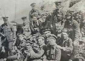 New Zealand soldiers at Gallipoli. 