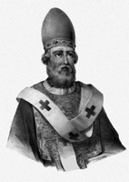 Pope Damasus I (305– 384).