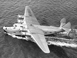 A Pan Am flying boat was 