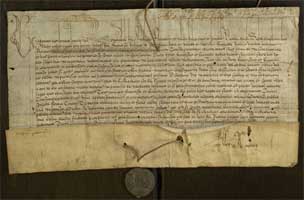 A sample of a Papal dispensation