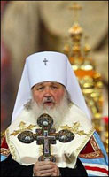 Newly elected Patriarch Kirill. 