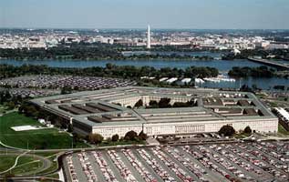 Huge Pentagon standing army headquarters in Washington City dominates all....The U.S. was founded because of objections to a standing army. 