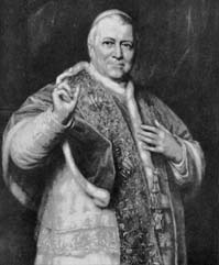 Pope Pius IX (1846-1878).