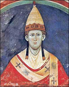 Pope Innocent III (1160 -1216).