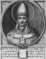 Pope Julius I (337-352).
