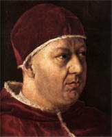 Pope Leo X (1475–1521).