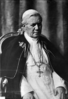 Pope Pius X (1835 -1914). 