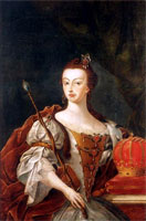 Queen Maria I (1734 - 1816).