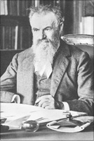 Powell at his desk as director 