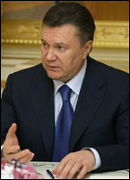 President Yanukovych (b. 1950). President of Ukraine until Feb. 2014. 