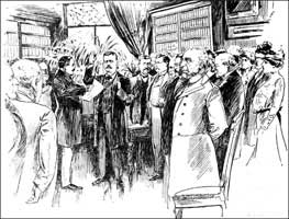 Judge Hazel swore-in Confederate 