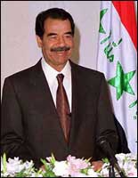 Saddam Hussein (1937-2006).