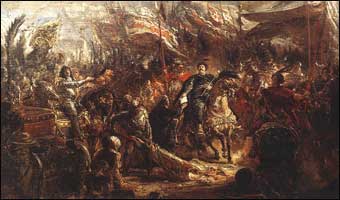 Sobieski sending victory message to the Pope 