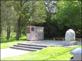 Tecumseh "Monument" in 