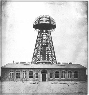 Tesla broadcast tower.