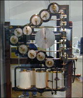 Lord Kelvin's tide predicting machine is now at the Science Museum, London. 