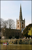 Trinity Church, the supposed burial place of William "Shakespeare". 