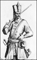 Turkish Janissary with arquebus. 