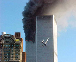 A Boeing 767-200 crashed into the South Tower. 