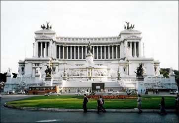 King Victor Emmanuel II monument in Rome.