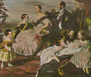 The loving family of Victoria and Albert was devastated by the Confederates. 