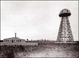 Tesla's Wardenclyffe tower. 