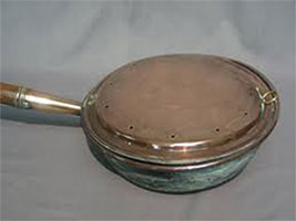 17th century warming pan. 