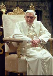 White Pope Benedict XVI. 
