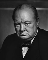 Winston Churchill (1874 - 1965). 