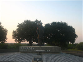 Zaragoza Monument in Goliad, Texas. 